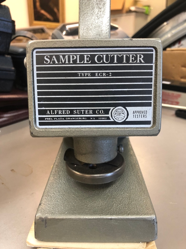 ALFRED SUTER SAMPLE CUTTER - Item # 17768 - United Textile Machinery Corp.